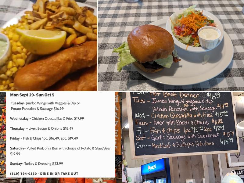 Kettles Back Home Cookin' Menu