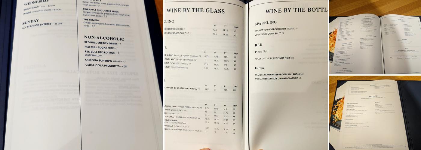 Earls Kitchen + Bar Menu