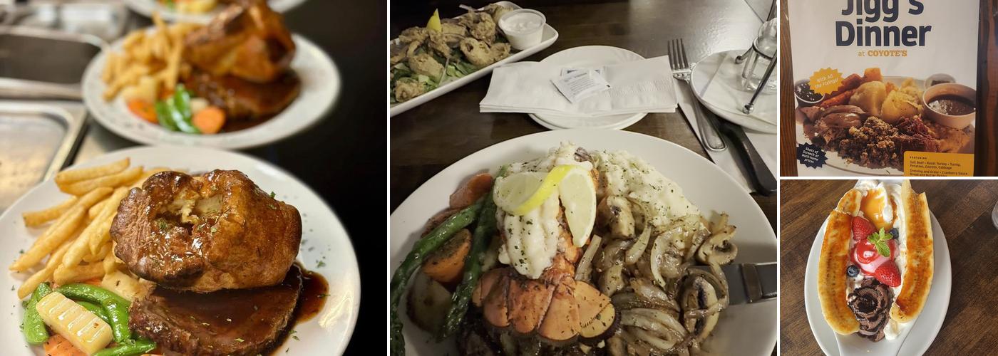 Coyote's Family Steakhouse Menu