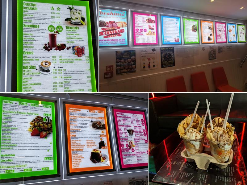 Ibrahims Gelateria and Cafe Bar Menu