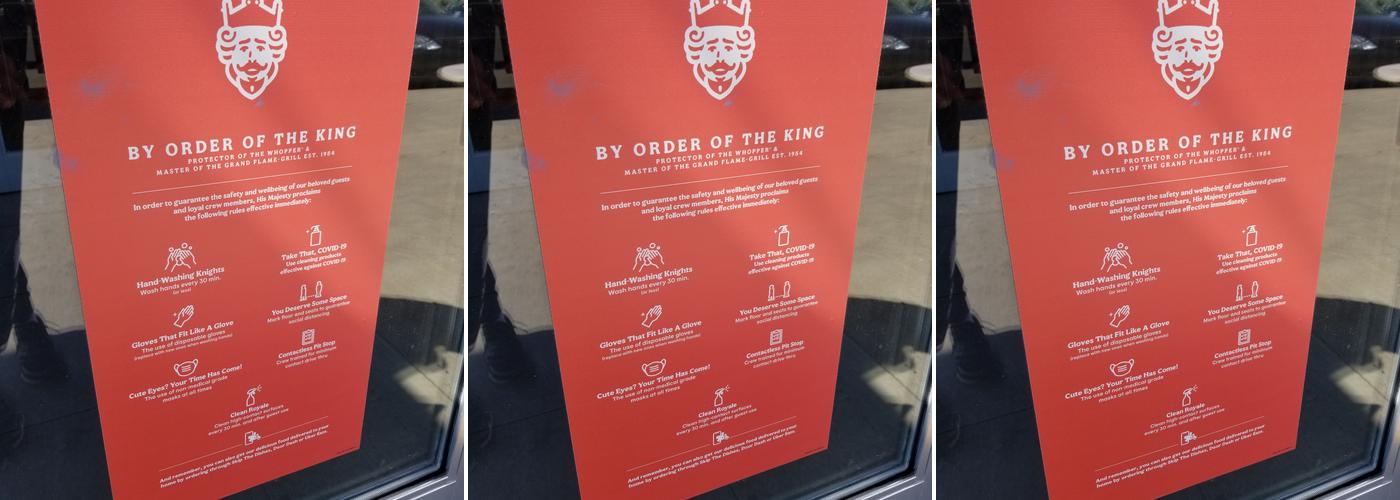 Burger King Menu