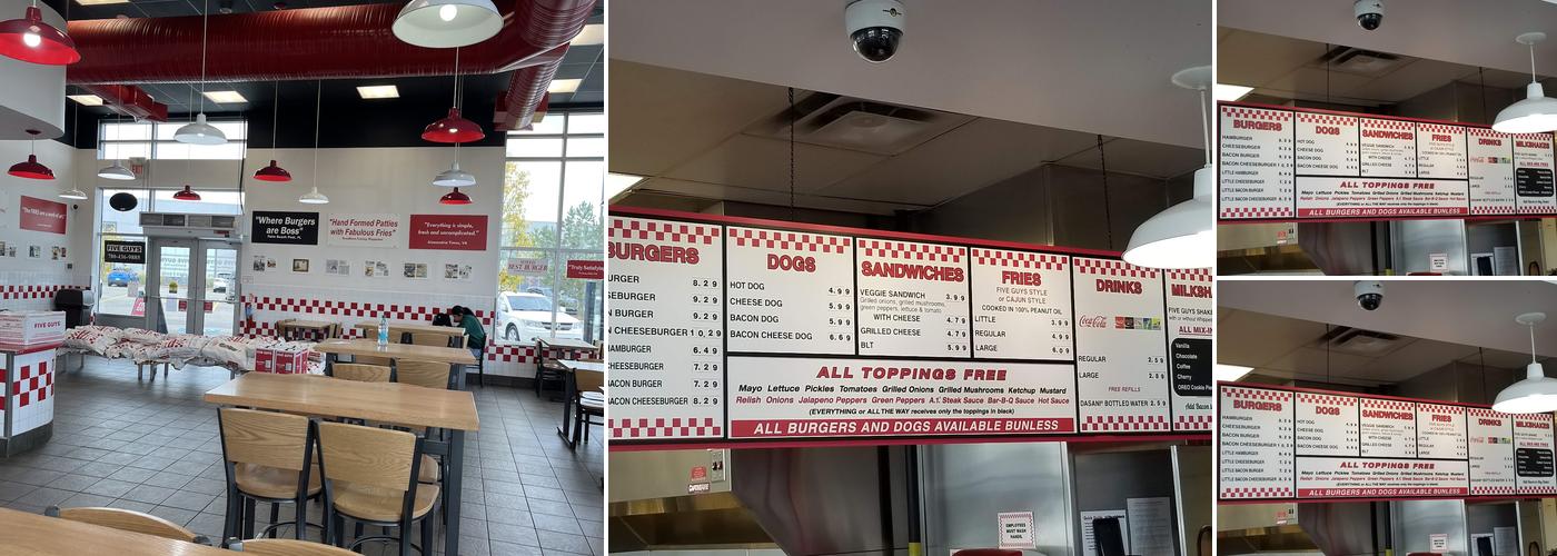 Five Guys Menu