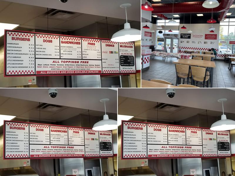 Five Guys Menu