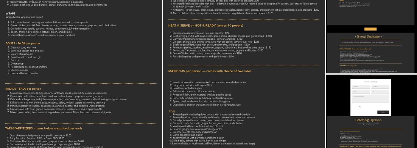 Rel-ish Menu