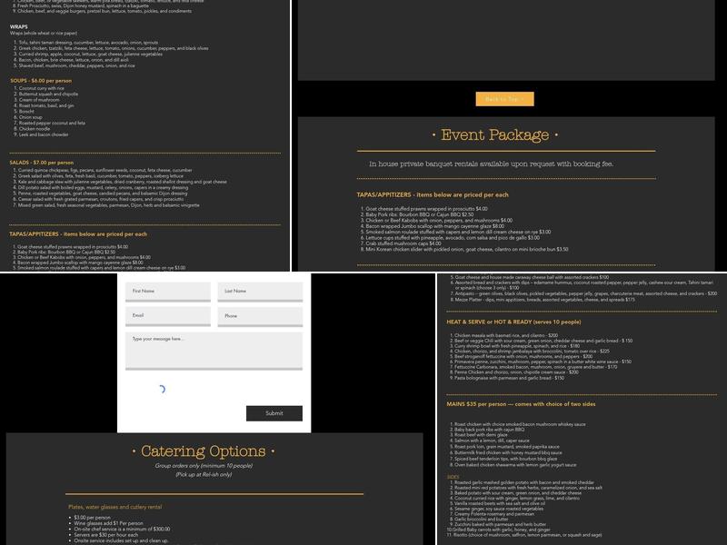 Rel-ish Menu