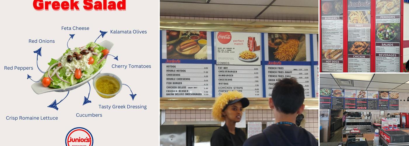 Junior's Restaurant Menu
