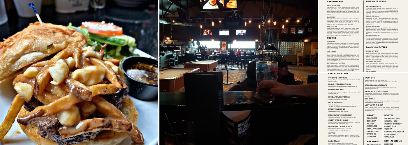 Detour Bar & Grill Menu