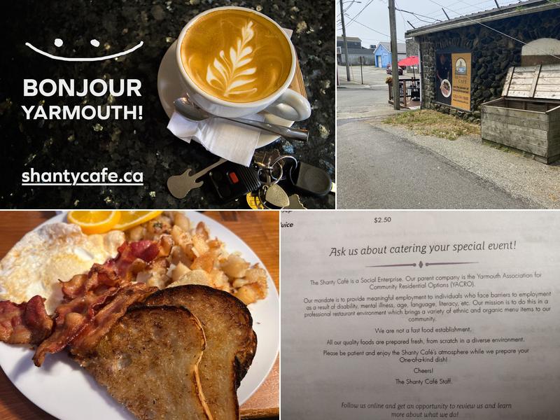 The Shanty Café Menu