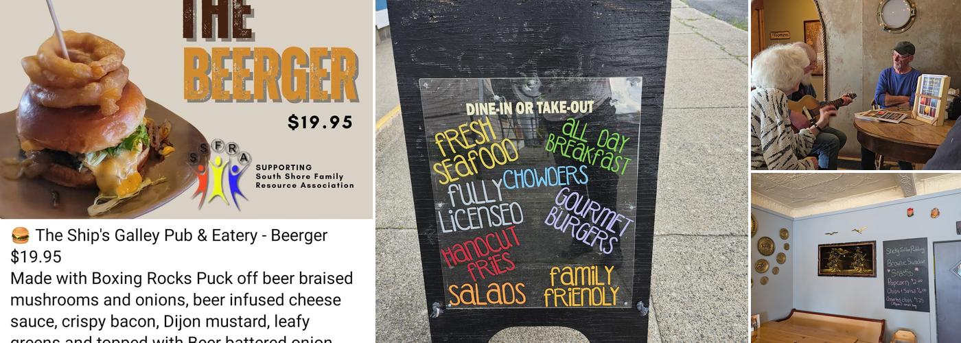 The Ship's Galley Pub And Eatery Menu