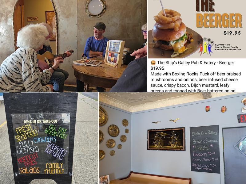 The Ship's Galley Pub And Eatery Menu