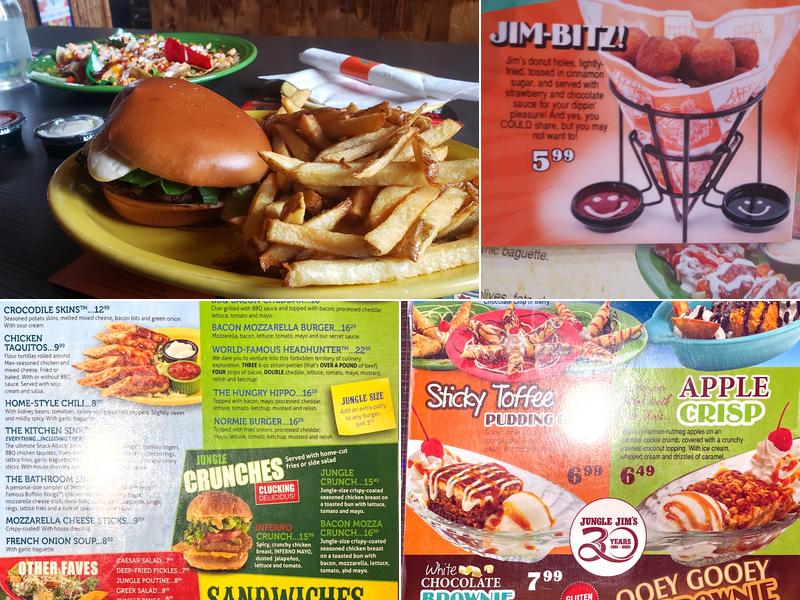 Jungle Jim's Eatery Menu