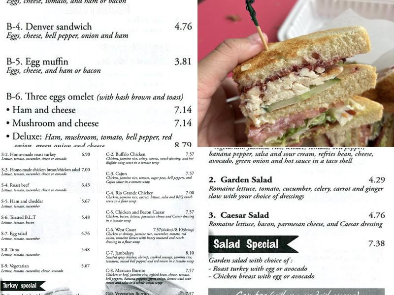 Sandwich Plus Menu