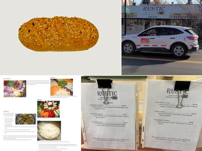 Rustic Sourdough Bakery & Deli Menu