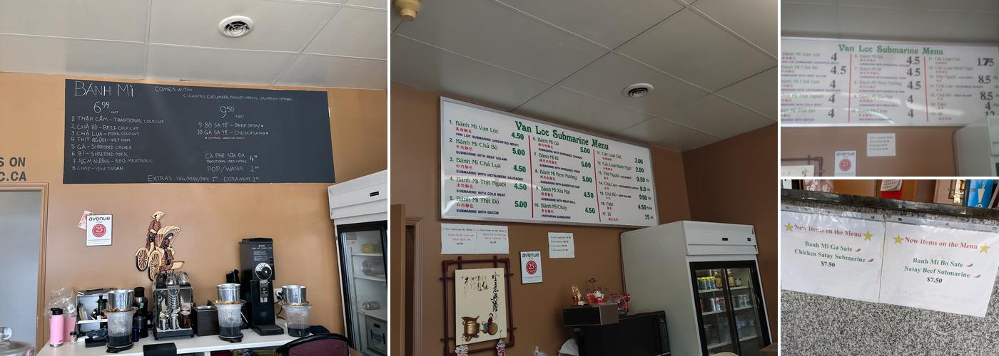 Van Loc Menu