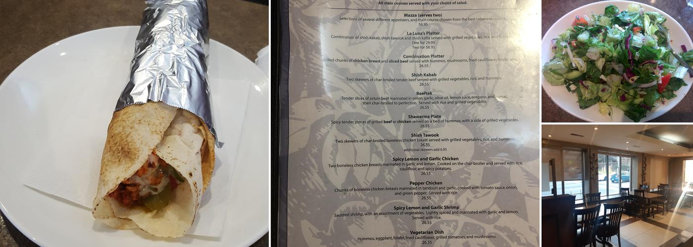 La Luna Downtown Menu