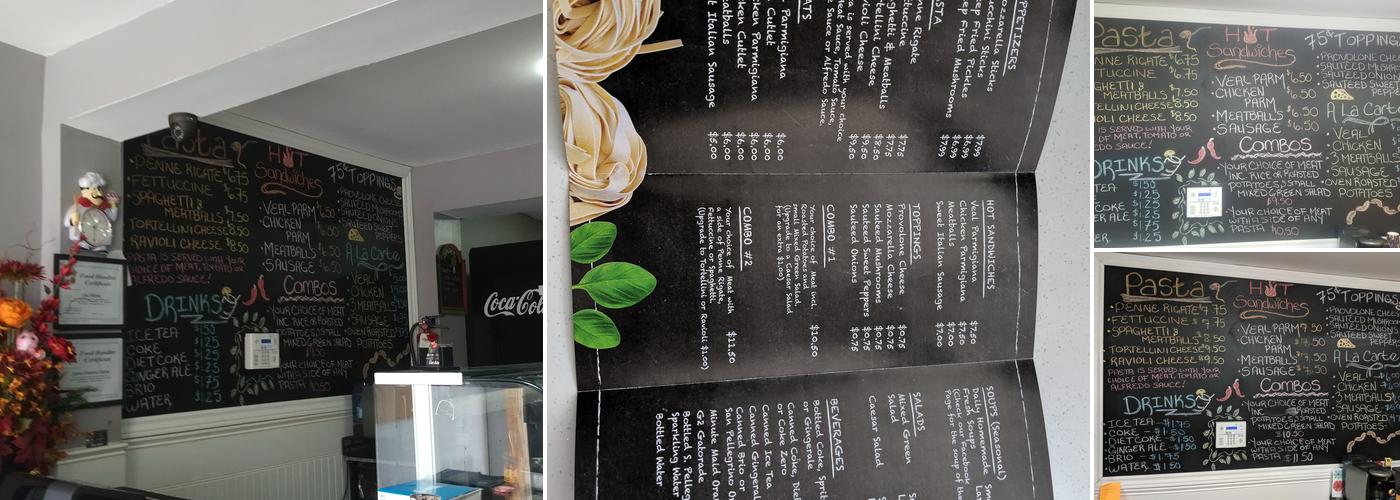 Ciao Amici Menu