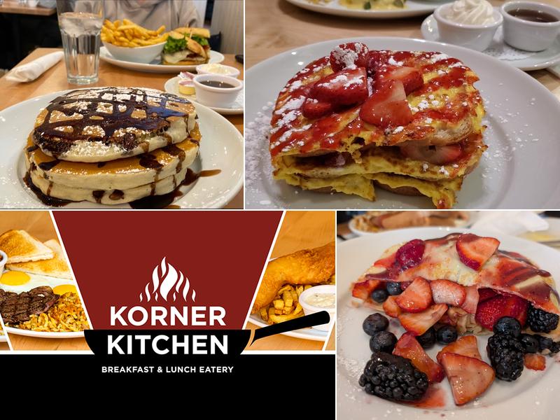Korner Kitchen Breakfast and Lunch Eatery Menu