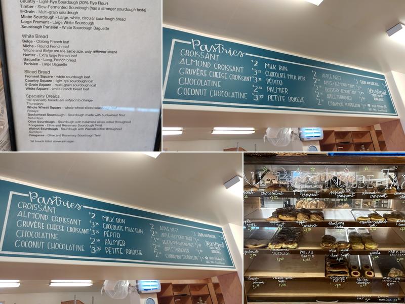 LF Bakery Menu