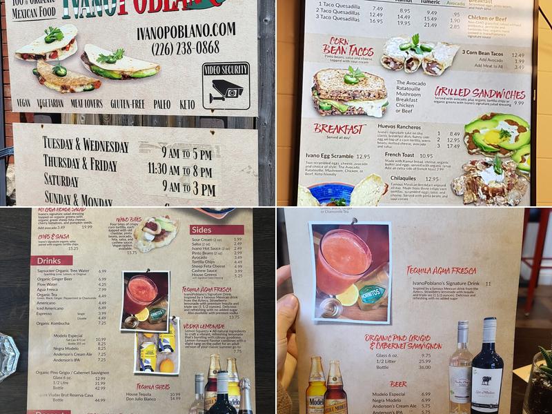 IVANOPOBLANO Menu