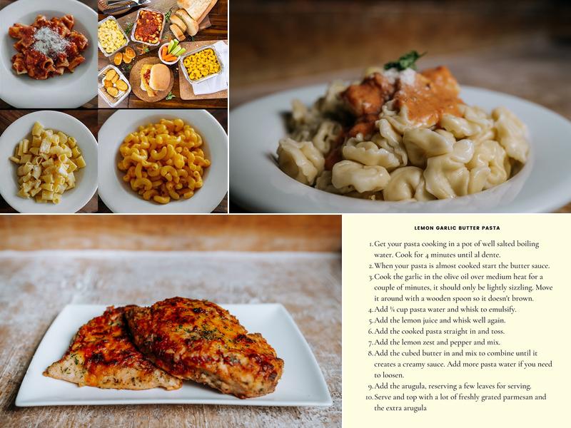 Marshall's Pasta Mill Menu