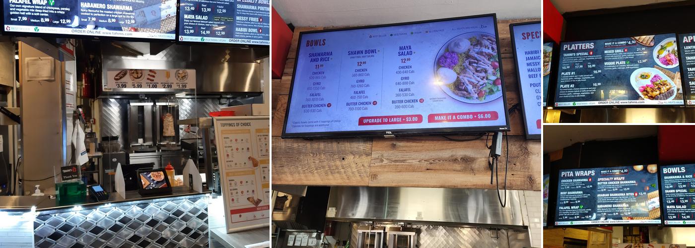 Tahini's Menu