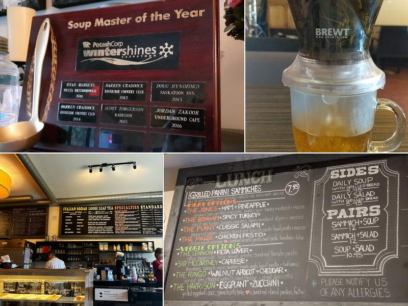 The Underground Cafe Menu