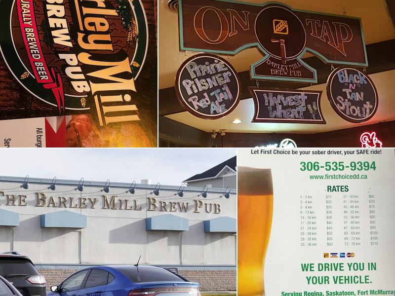 Barley Mill Brew Pub / Trifon's Pizza Menu