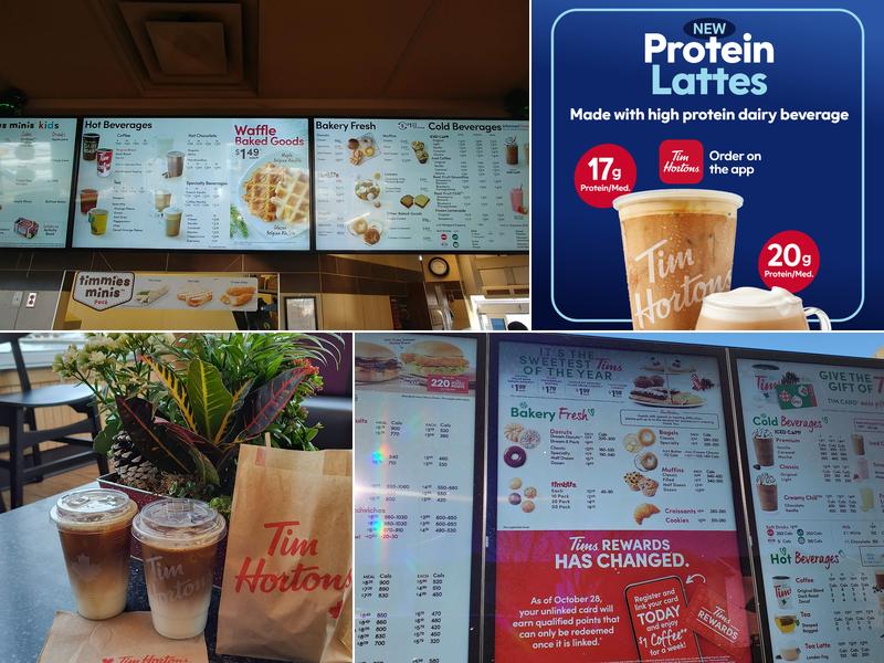 Tim Hortons Menu