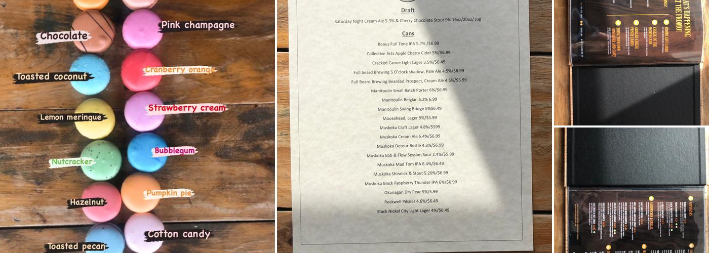 La Fromagerie Menu