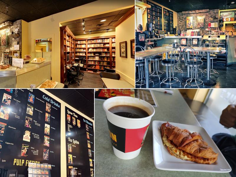 Pulp Fiction Coffee House - Robbie Rare Books Menu