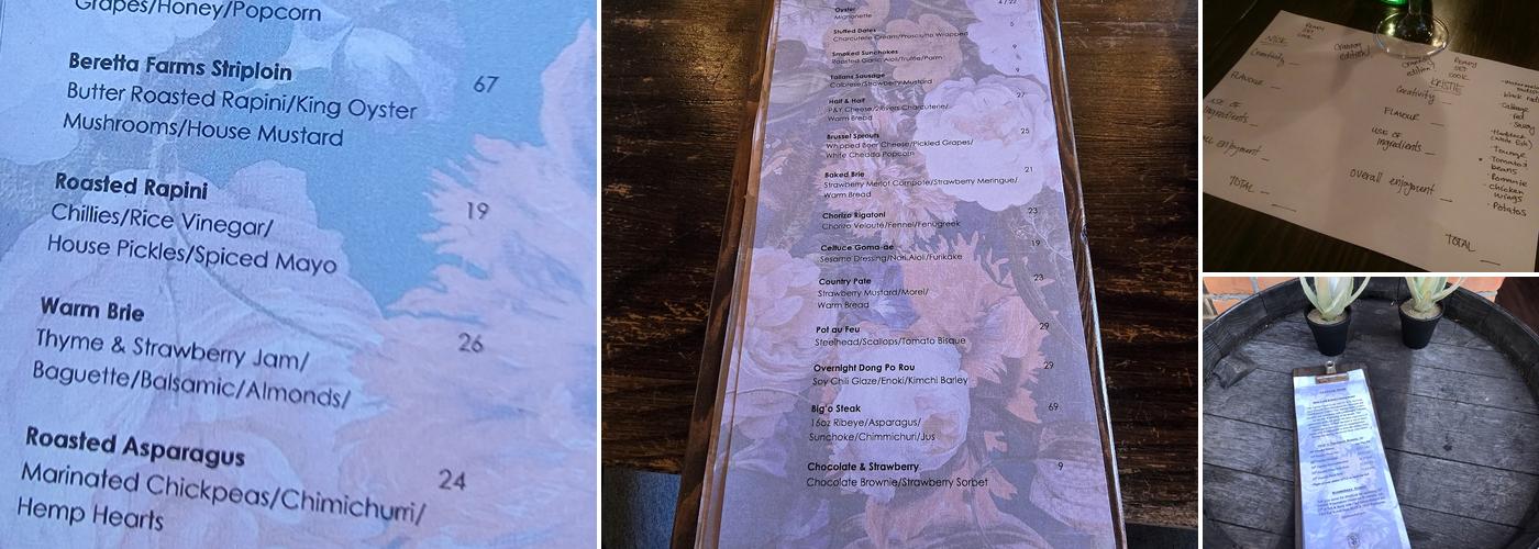 Salt & Brick Menu