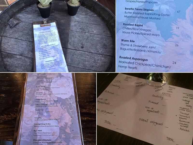Salt & Brick Menu