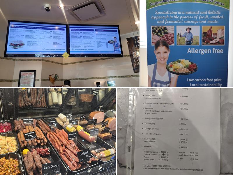 Helmut's Sausage Kitchen Menu