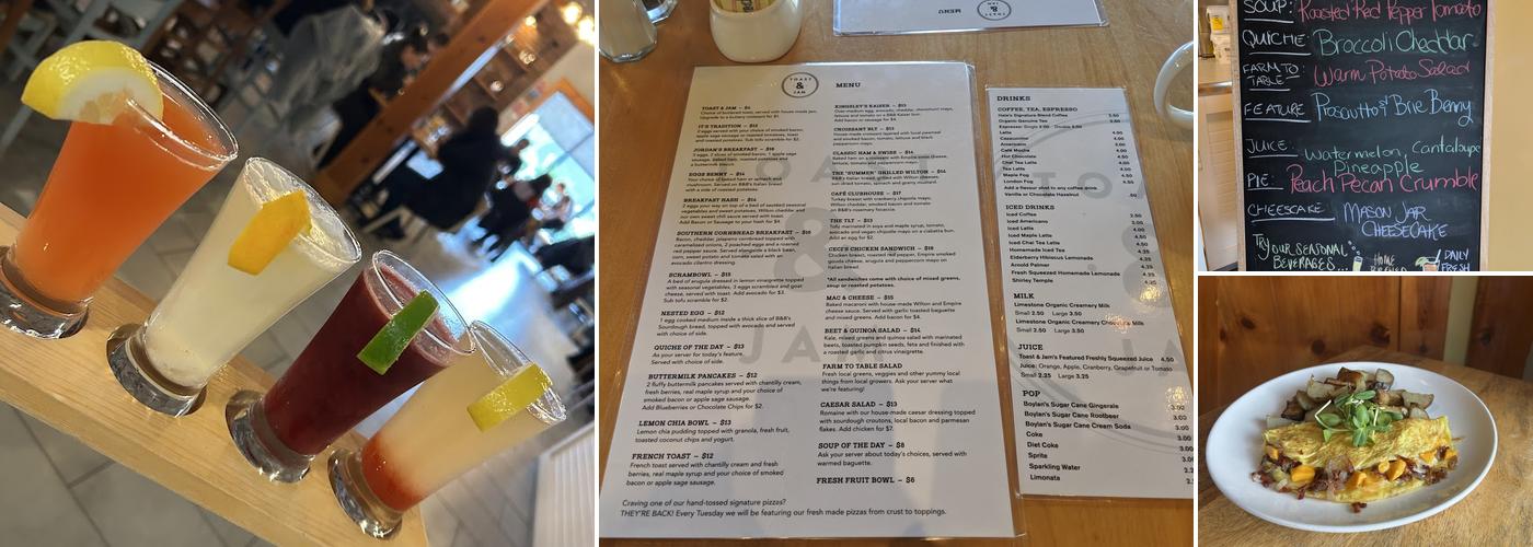 Toast & Jam Menu