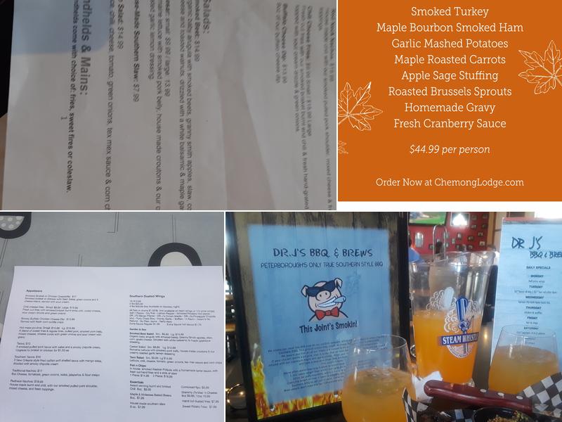 Dr. J's BBQ & Brews Menu