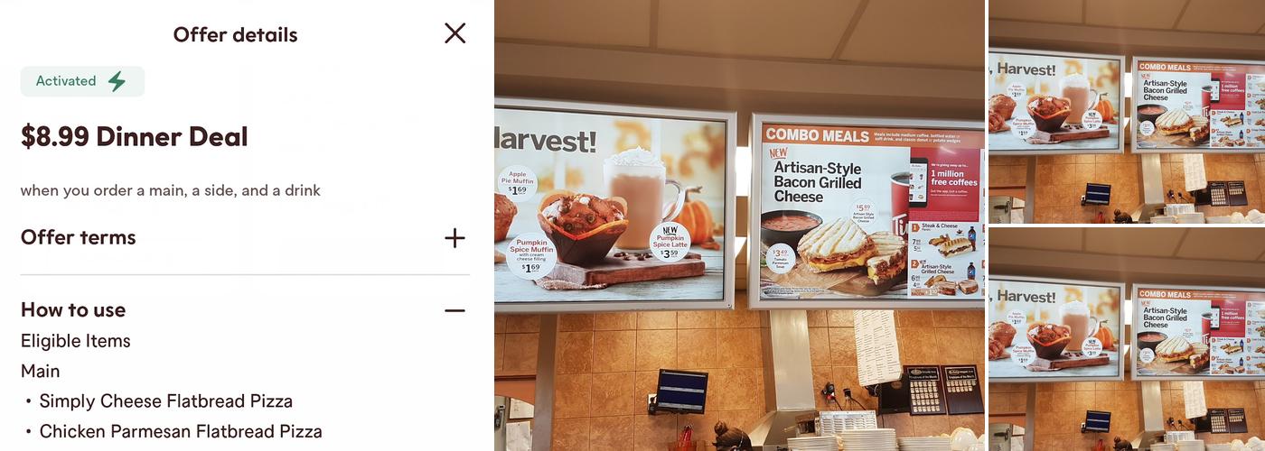 Tim Hortons Menu