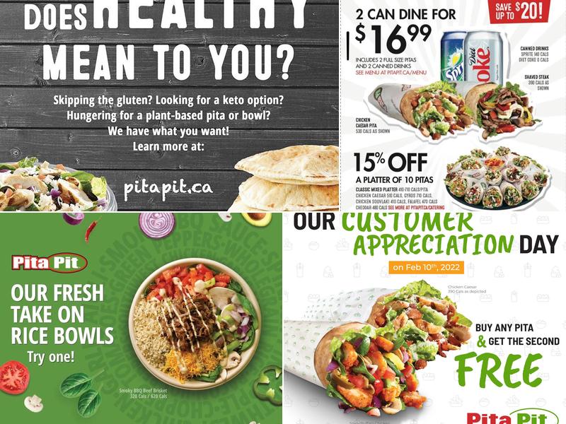 Pita Pit Menu