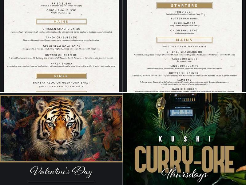 KUSHI Gidea Park Menu