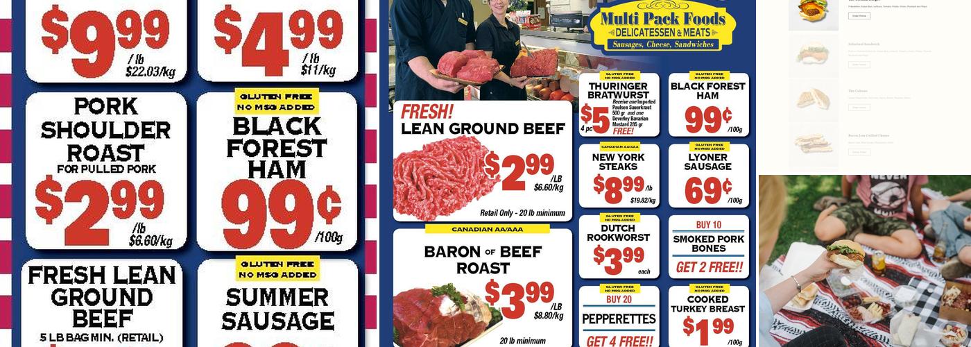 Gunthers Deli, Catering and Charcutiers Menu