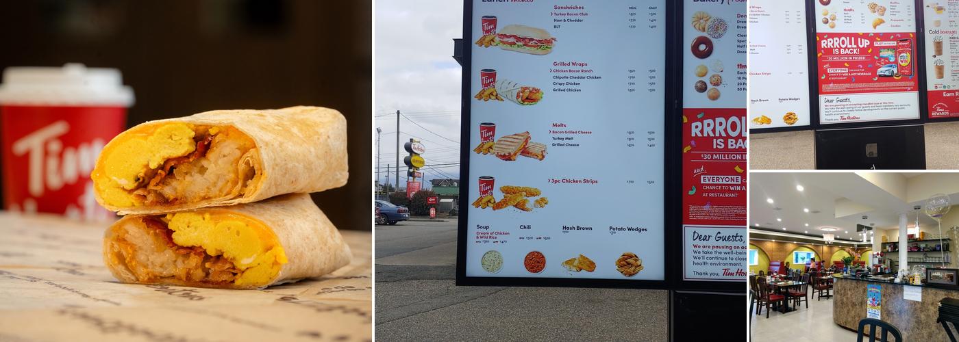 Tim Hortons Menu