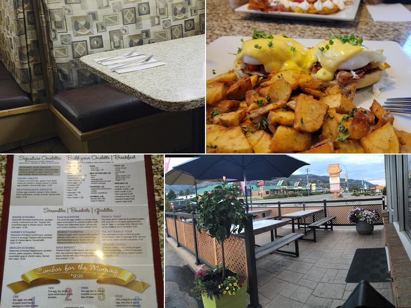 Shades on Main Restaurant Menu