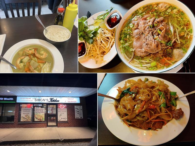 Chef Simon's Kitchen Menu