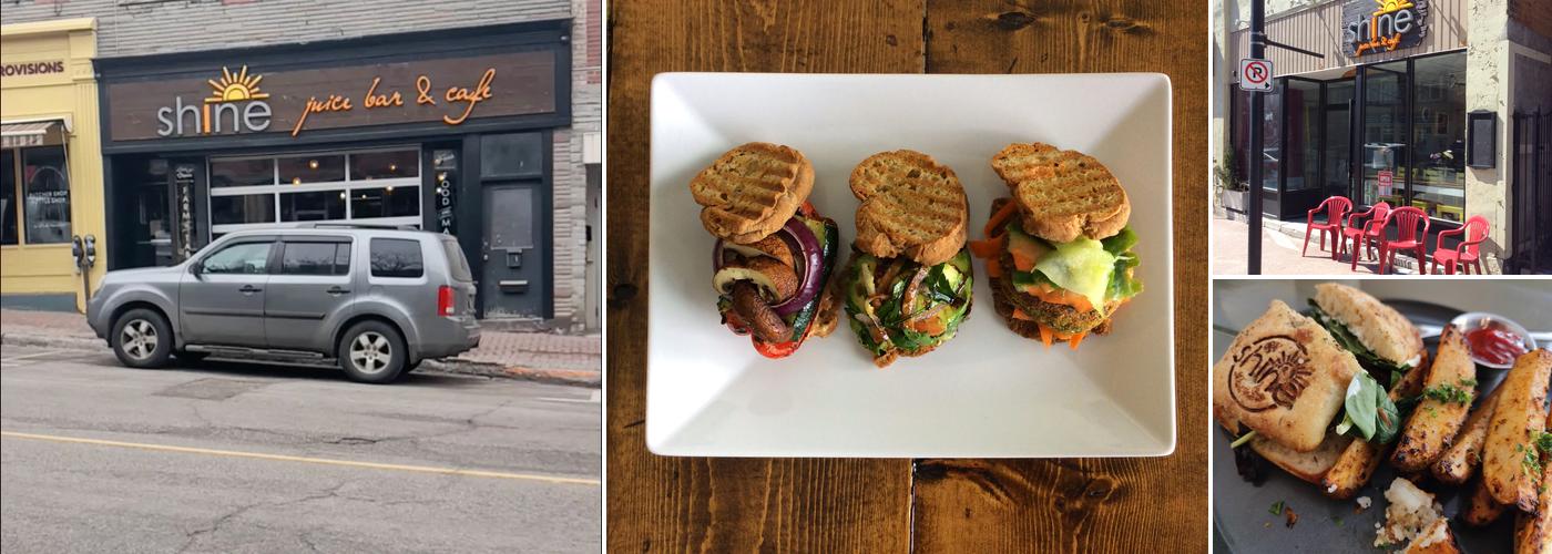 Shine Plant Based Kitchen Menu