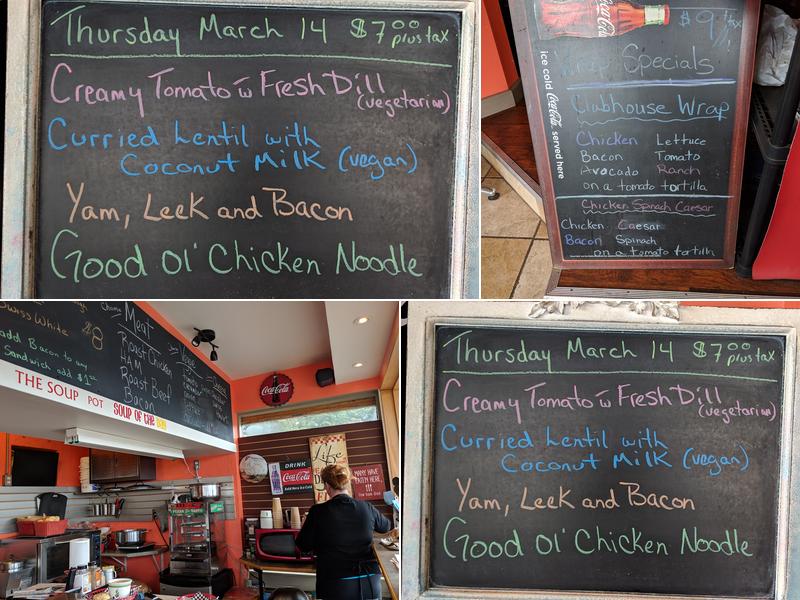 The Soup Pot Menu