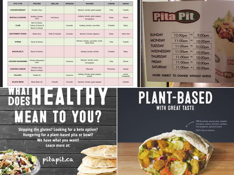 Pita Pit Menu