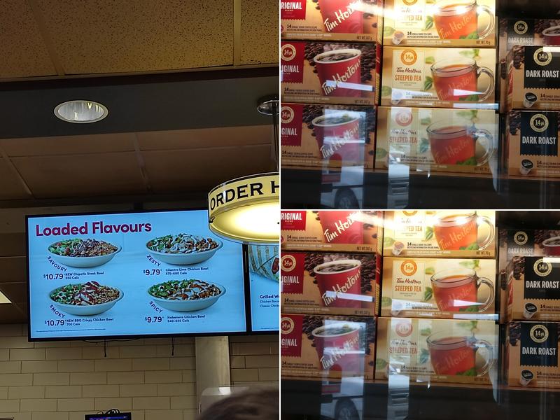 Tim Hortons Menu