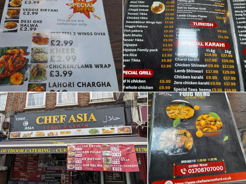 Chef Asia Menu