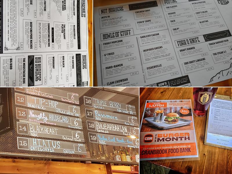 Fire Hall Kitchen & Tap Menu