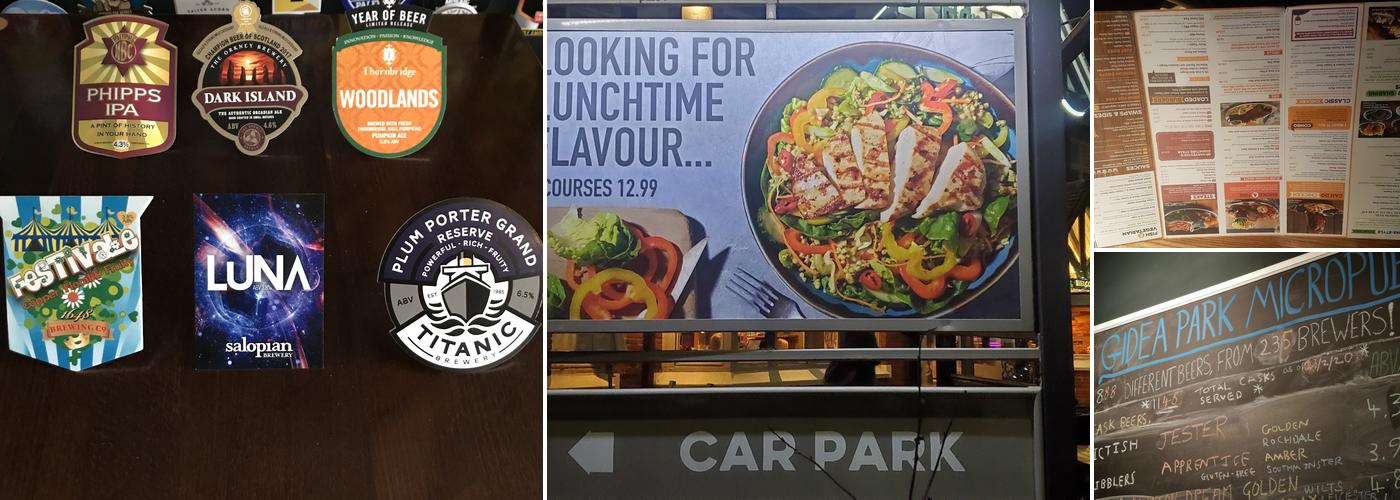 Harvester Gidea Park Romford Menu