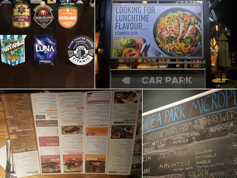 Harvester Gidea Park Romford Menu